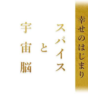 幸せのはじまりスパイスと宇宙脳