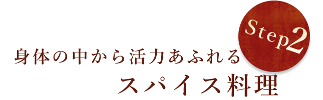 身体の中から活力あふれるスパイス料理