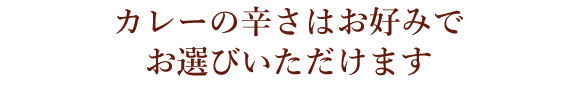 カレーの辛さは7